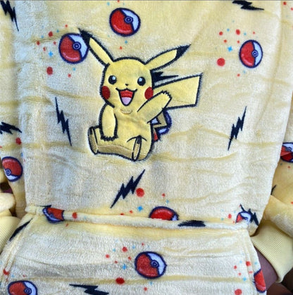 Maxi Polerón Chiporro Niño Spider-Man Pikachu.
