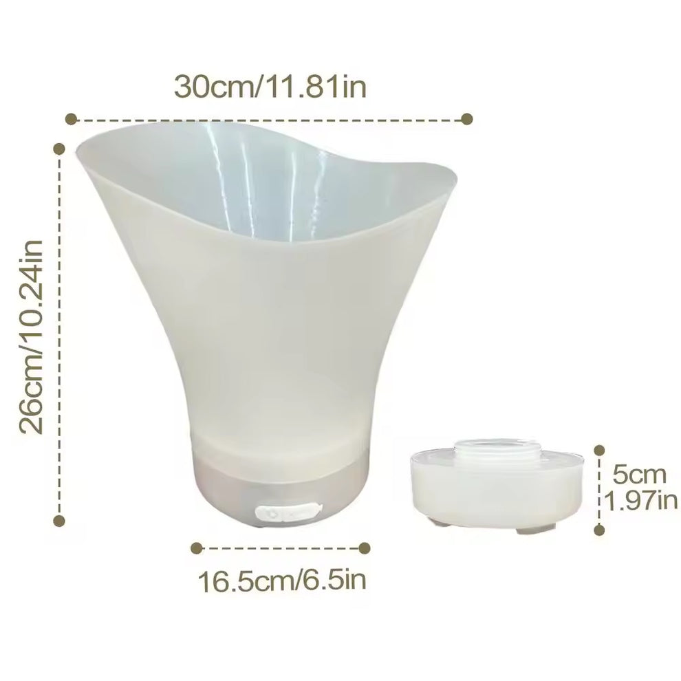 Cubeta de Hielo Hielera Parlante Luminosa Led Recargable 5L