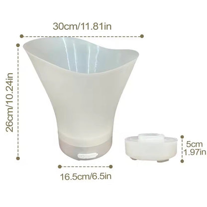 Cubeta de Hielo Hielera Parlante Luminosa Led Recargable 5L