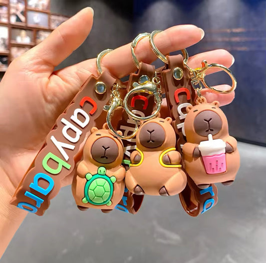 Colgante Llavero Capibara Kawaii
