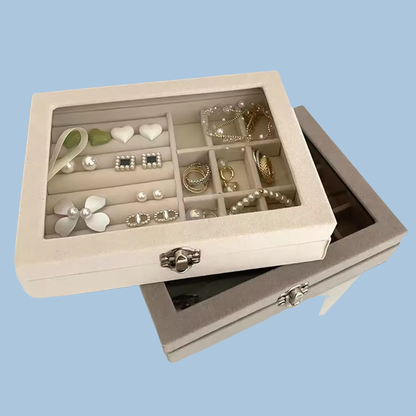 Organizador Joyero Elegante con Tapa Joyas