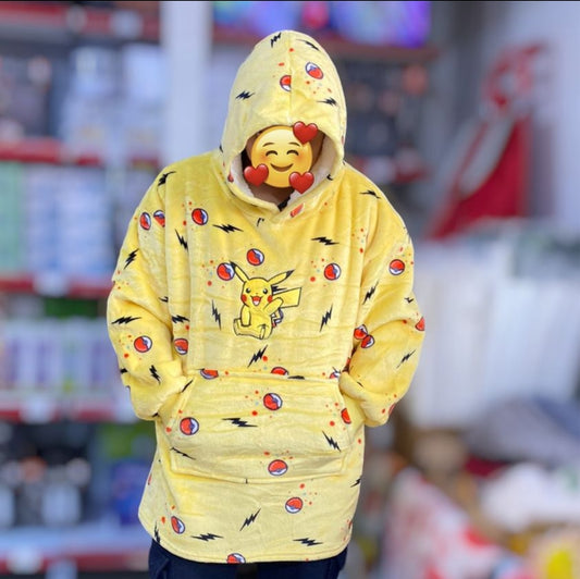 Maxi Polerón Chiporro Niño Spider-Man Pikachu.