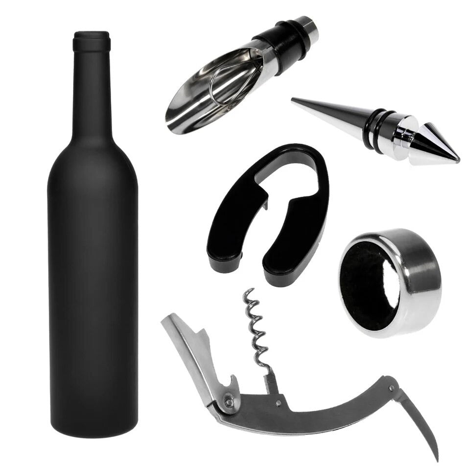 Set Accesorios Vino Destapador - 5 Piezas