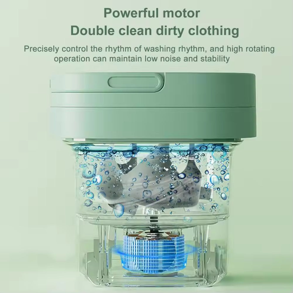 Mini Lavadora Portátil Plegable Centrifuga