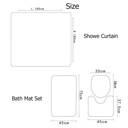 Set 4 piezas Baño Navideño