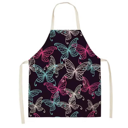 Delantal Lino Cocina Adulto Tela Diseños