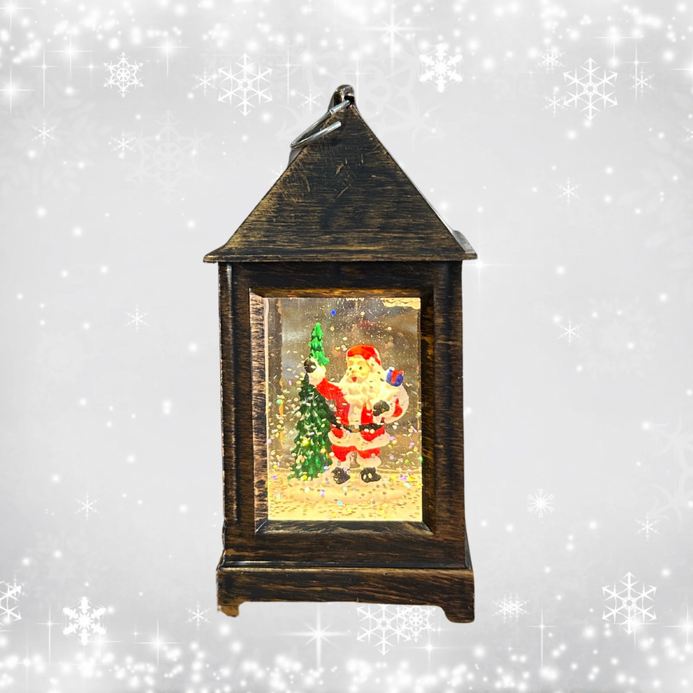 Adorno Led Vidrio Agua Brillo Navideño COD 09