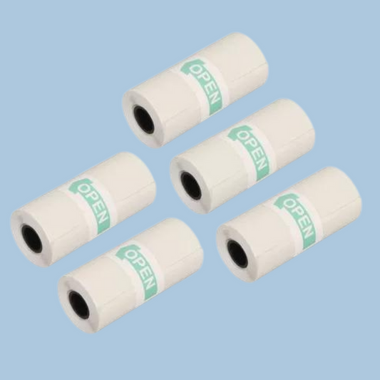 Pack 5 Rollos Adhesivo Mini Impresora