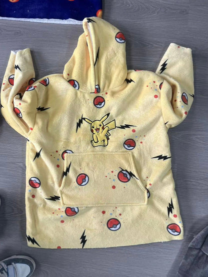 Maxi Polerón Chiporro Niño Spider-Man Pikachu.