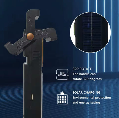 Luz Emergencia Solar y Recargable 48 LEDS HEL-6866T
