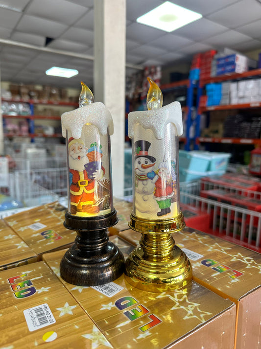 Adorno Led Navideño Vela con Pilas COD 01